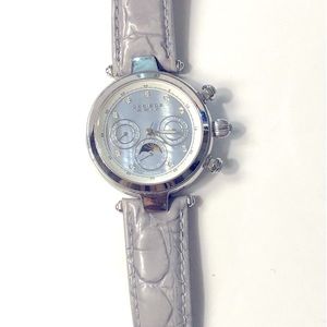 Authentic Akribos XXIV Womens Diamond Accented Multifunction 44.5mm Watch.